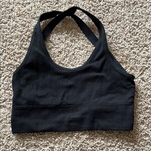 Black Racerback Sports Bra Intimates